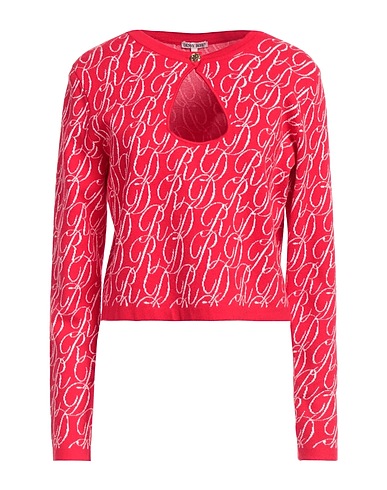 DENNY ROSE Jumper Red 50% Viscose, 28% Polyester, 22% Polyamide