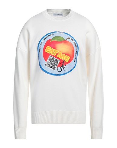 JW ANDERSON Jumper White 47% Wool, 38% Viscose, 10% Nylon, 5% Cashmere