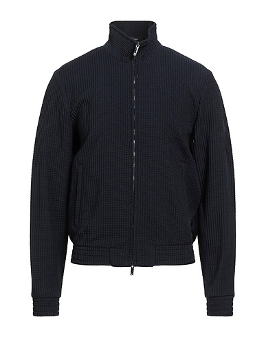 EMPORIO ARMANI Giubbotto Blu notte 85% Lana Vergine, 13% Poliammide, 2% Elastan
