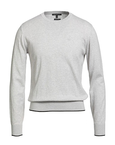 ARMANI EXCHANGE Jumper Light grey 95% Cotton, 5% Cashmere, Polyamide, Elastane
