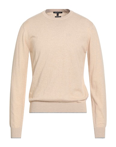 ARMANI EXCHANGE Sweater Sand 95% Cotton, 5% Cashmere, Polyamide, Elastane