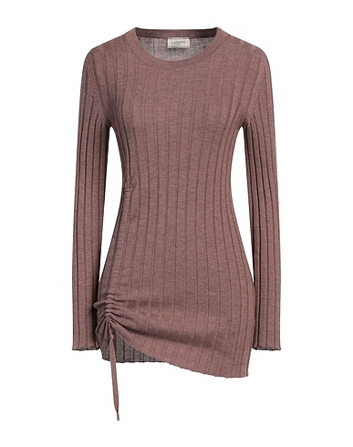 LANVIN Jumper Light brown 60% Wool, 40% Yak wool