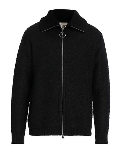 THE AMHANTE Cardigan Nero 42% Acrilico, 30% Poliammide, 14% Lana, 14% Lana mohair
