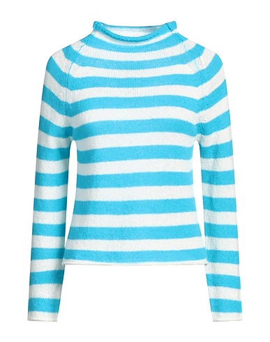 SOHO-T Rollkragenpullover Azurblau 30% Polyamid, 24% Wolle, 23% Alpakawolle, 23% Polyacryl