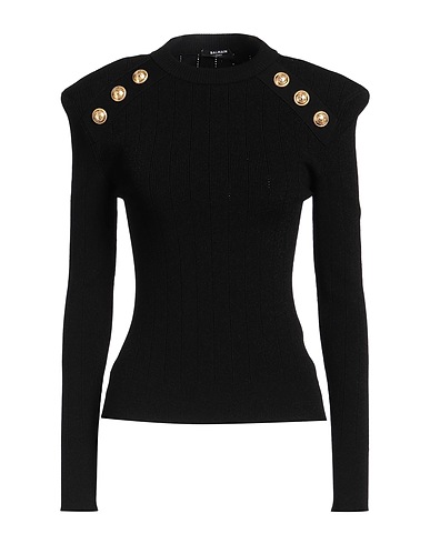 BALMAIN Sweater Black 83% Viscose, 17% Polyester