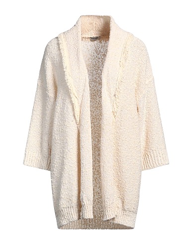 LIU •JO Cardigan Off white 65% Cotton, 28% Polyester, 7% Polyamide, Viscose