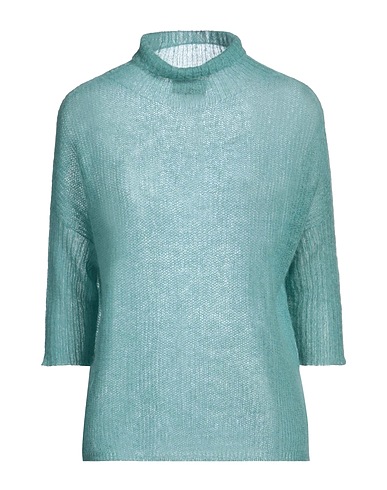 EMPORIO ARMANI Turtleneck Light green 35% Mohair wool, 35% Alpaca wool, 30% Polyamide