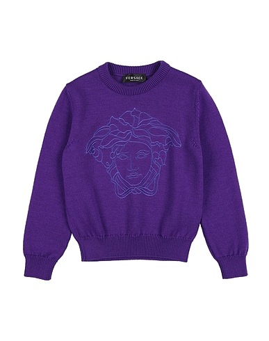 VERSACE YOUNG Jumper 100% Virgin Wool, Viscose