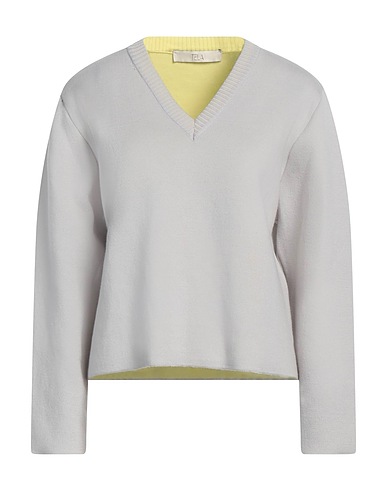 TELA Πουλόβερ Ανοιχτό γκρι 80% Μαλλί, 20% Νάιλον