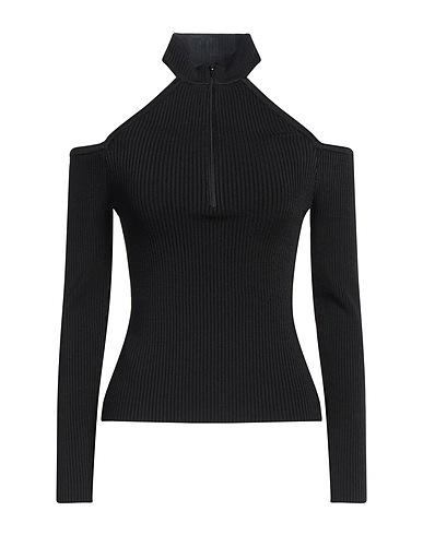 MARCIANO by GUESS Polo neck Black 84% Viscose, 13% Polyamide, 3% Elastane