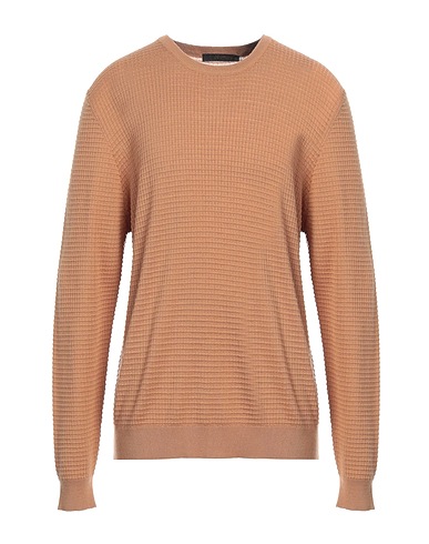 JEORDIE'S Jumper Camel 50% Merino Wool, 50% Acrylic