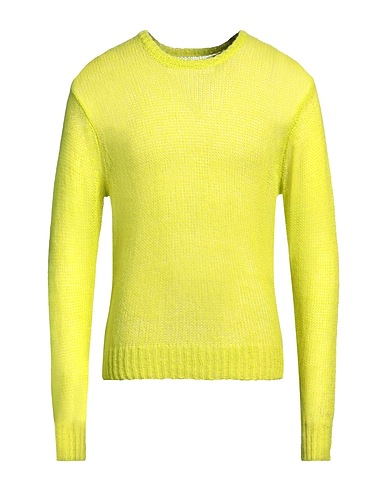 STUSSY Pullover Verde lime 50% Nylon, 28% Acrilico, 12% Lana mohair, 10% Lana