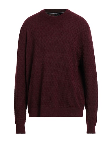 TED BAKER Jumper Burgundy 64% Polyester, 23% Acrylic, 13% Polyamide
