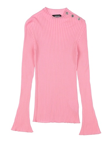 VERSACE YOUNG Turtleneck Pink 100% Virgin Wool