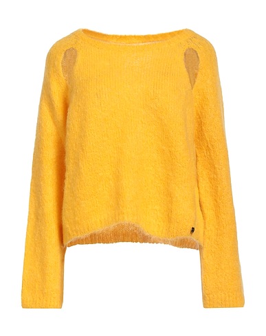 LIU •JO Jumper Yellow 53% Mohair wool, 45% Polyamide, 2% Elastane