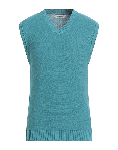 IMPERIAL Jumper Deep teal 50% Cotton, 50% Acrylic
