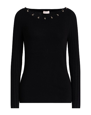 LIU •JO Jumper BETTER Black 80% Viscose, 20% Polyamide