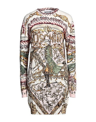 MOSCHINO Short dress AVORIO 100% Cotton