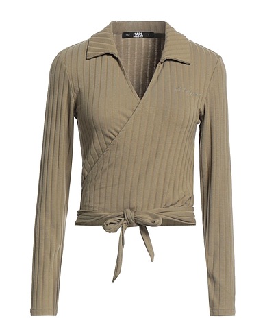 KARL LAGERFELD Military green 60% Polyester, 35% Viscose, 5% Elastane