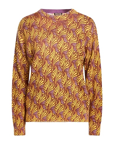 MALÌPARMI Свитер Жёлтый 35% Шерсть альпака, 35% Шерсть-мохер, 30% Нейлон