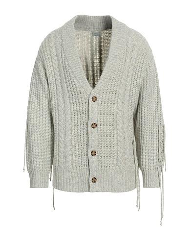 GUESS Cardigan Light grey 43% Acrylic, 34% Polyamide, 16% Wool, 7% Alpaca wool