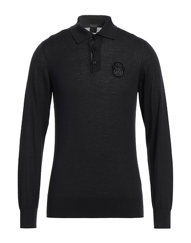 BILLIONAIRE Sweater Black 100% Merino Wool