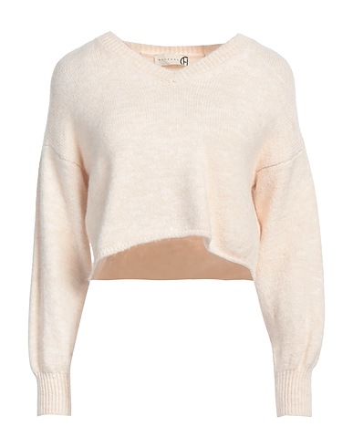 HAVEONE Jumper Beige 60% Acrylic, 14% Polyamide, 10% Polyester, 8% Wool, 8% Viscose