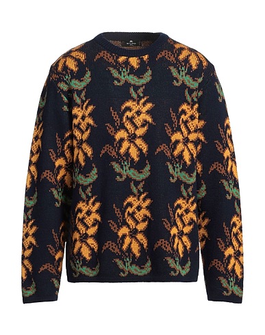 ETRO Sweater Navy 100% Virgin Wool