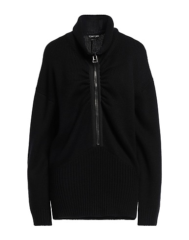 TOM FORD Cashmere jumper Black 60% Cashmere, 25% Silk, 12% Polyamide, 3% Elastane