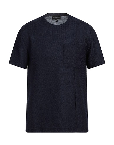 EMPORIO ARMANI Sweater Navy 70% Wool, 20% Silk, 10% Cashmere