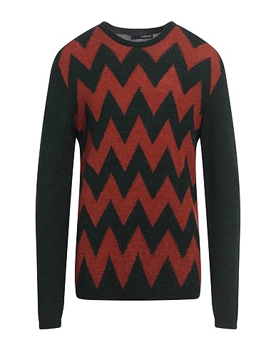 LARDINI Sweater Dark green 45% Acrylic, 40% Alpaca wool, 15% Wool