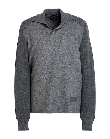 EMPORIO ARMANI Polo shirt 70% Wool, 25% Polyamide, 3% Polyester, 2% Acrylic, Virgin Wool