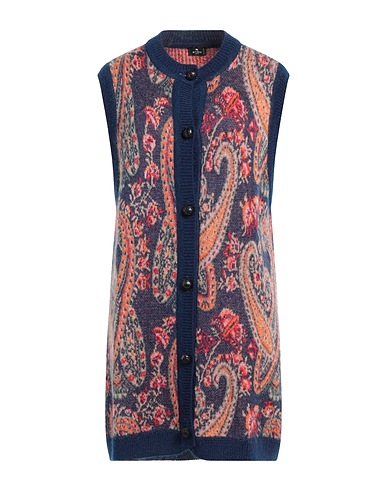 ETRO Pullunder Blau 54% Mohairwolle, 31% Polyamid, 15% Wolle