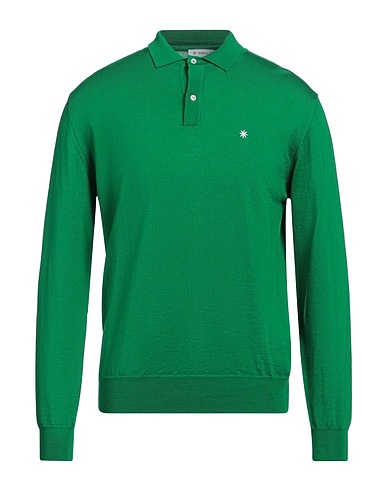 MANUEL RITZ Pullover Grün 100% Wolle