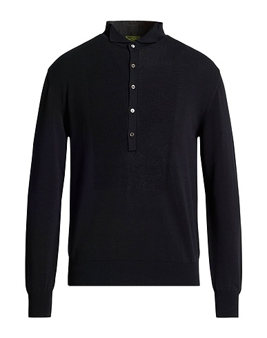 LARDINI Jumper NERO 100% Cotton