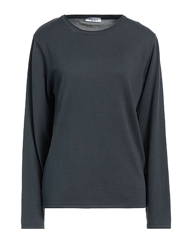 WOOL & CO Sweater Charcoal 100% Cotton