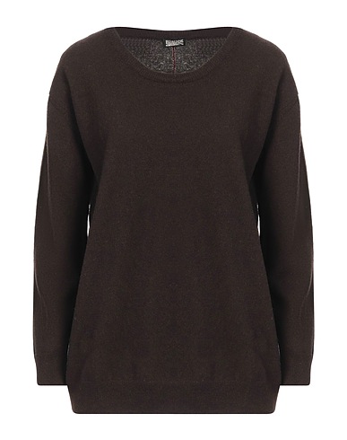 BLAUER. Pullover Testa di moro 90% Lana, 10% Cachemire