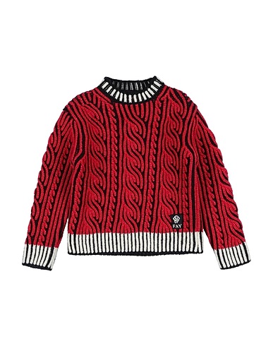 FAY Jumper Red 70% Merino Wool, 30% Polyamide