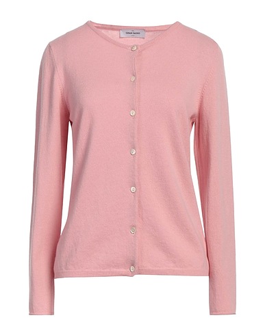 GRAN SASSO Cardigan Pink 70% Virgin Wool, 20% Viscose, 10% Cashmere