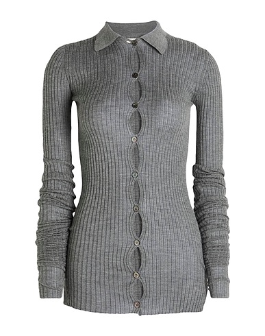 QUIRA Cardigan Light grey 70% Cashmere, 30% Silk