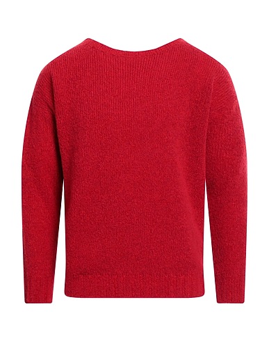 GENTRYPORTOFINO Pullover Rosso 80% Lana Vergine, 20% Poliammide