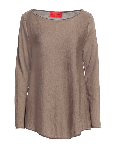 WILD CASHMERE Pullover Khaki 55% Seta, 45% Cachemire