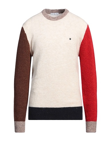 MANUEL RITZ Pullover Avorio 31% Acrilico, 30% Poliammide, 28% Lana di alpaca, 10% Lana, 1% Elastan