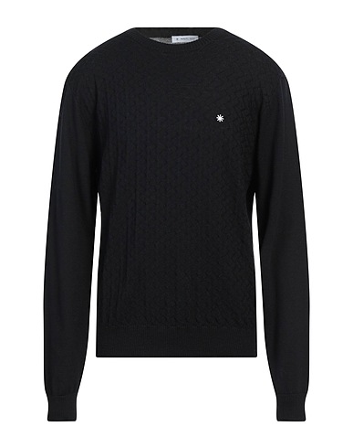 MANUEL RITZ Pullover Schwarz 100% Wolle