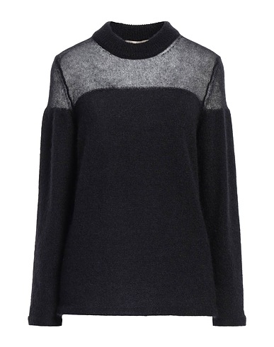GENTRYPORTOFINO Jumper Black 65% Mohair wool, 35% Polyamide