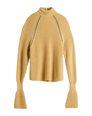 QUIRA Polo neck Beige 100% Alpaca wool