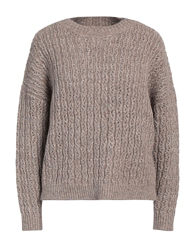 GENTRYPORTOFINO Pullover Tortora 54% Lana di alpaca, 27% Poliammide, 13% Cachemire, 6% Lana Vergine