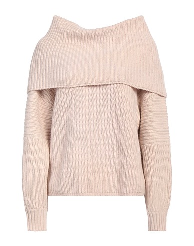 GENTRYPORTOFINO Polo neck Light pink 70% Virgin Wool, 30% Cashmere