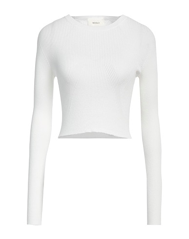 VICOLO Jumper White 70% Viscose, 30% Polyester