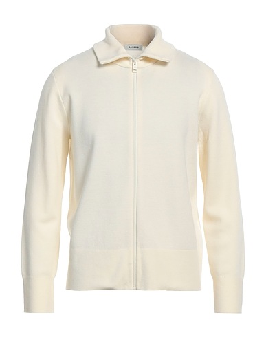 SANDRO Cardigan Avorio 70% Lana, 30% Acrilico, Poliammide, Elastan